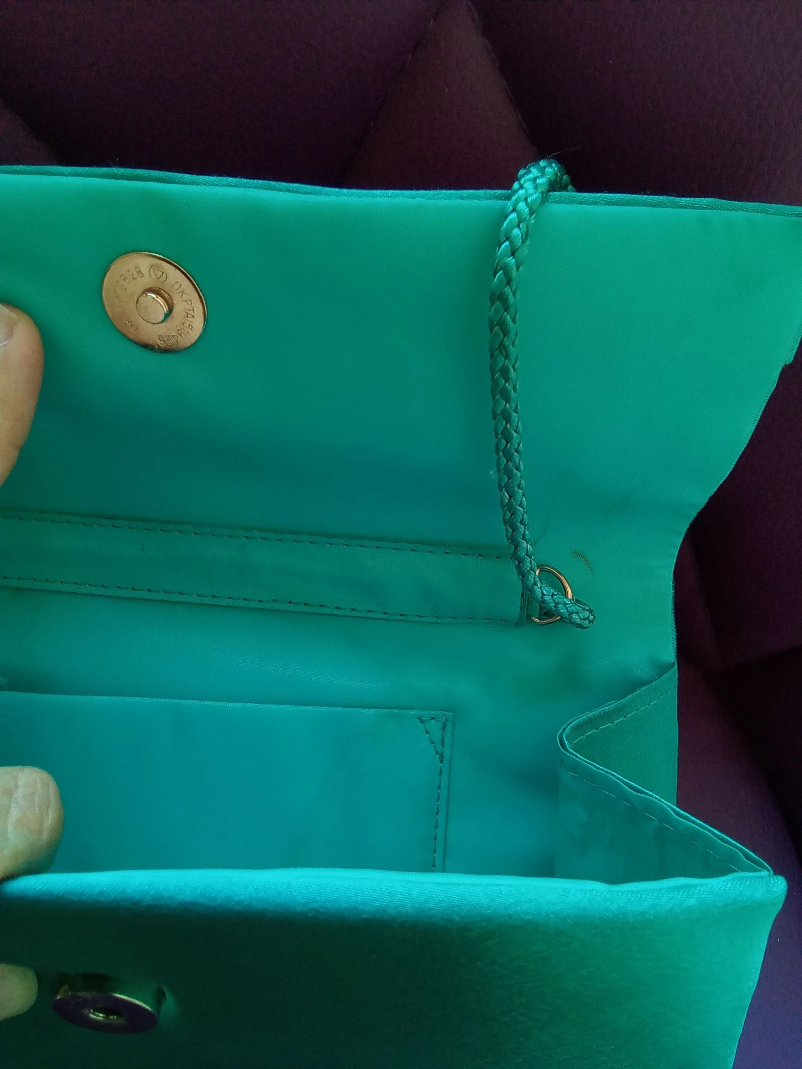 Turquoise feesttas (blauwgroen) – photo 8